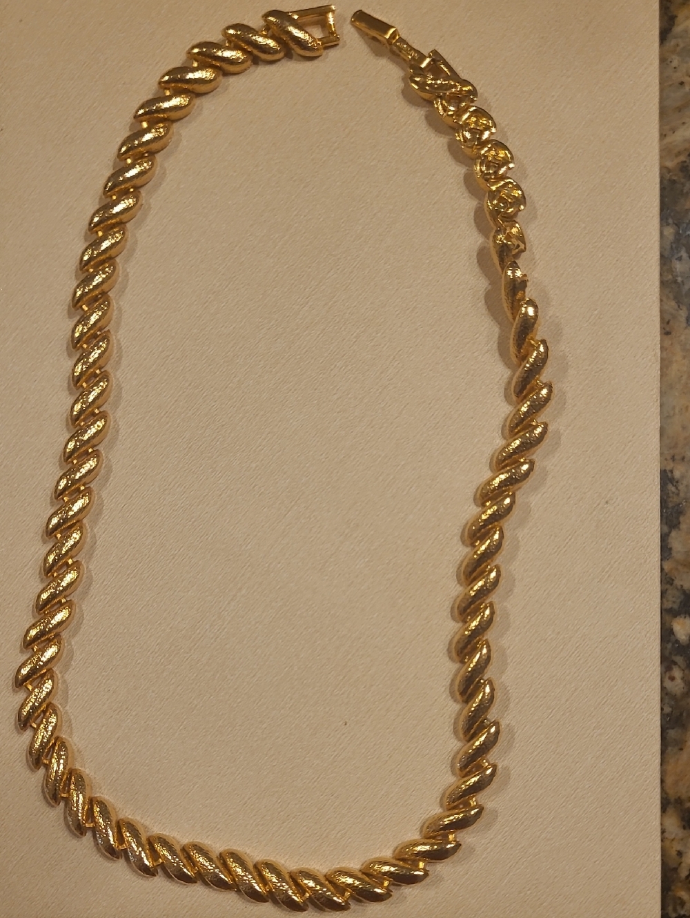 Gold Rope Chain Necklace - Women's Jewelry